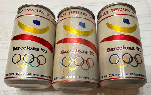 Mini Latas Refresco De Coleccion, Olimpiadas Barcelona 1992 - Imagen 2
