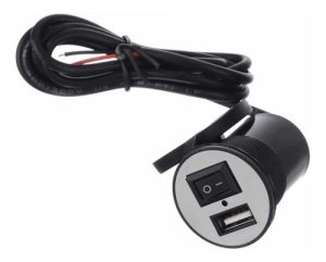 Cargador Usb Universal P/manubrio De Moto O Auto - Gtm00372