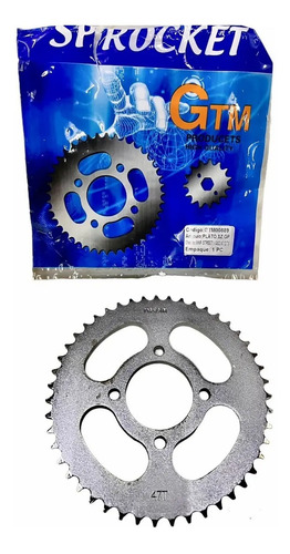 Plato Para Moto Gp/street/gs2 47 Dientes. Gtm00889