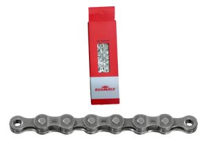 Cadena Sunrace Cn12a 12 Velocidades P/ Bici. 126 Esl. Plata