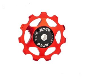 Rueda De Cambio Ztto 11 Dts. C/rul. Cerámico Roja - B11dts