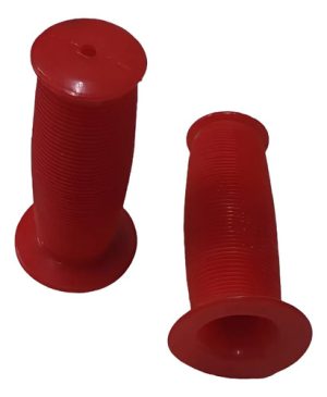 Puños Para Bici, Rojos, Largo 100 Mm, Diametro Int 22 Mm