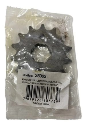 Piñon Riffel 14 Dientes Para Moto Estria Cg. 25002