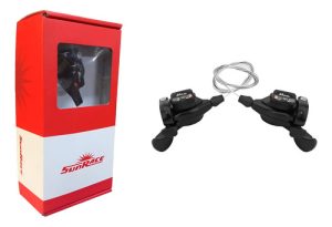 Par De Shifter Sunrace M33 3x7 Velocidades. Bici