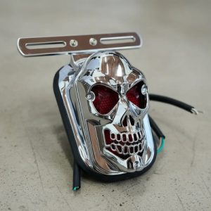 Farol Trasero Moto Calavera Custom/chopper/ Café Racer