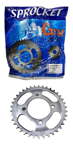 Plato P/moto Cgl 125/storm 38 Dientes, Concavo. Gtm00214