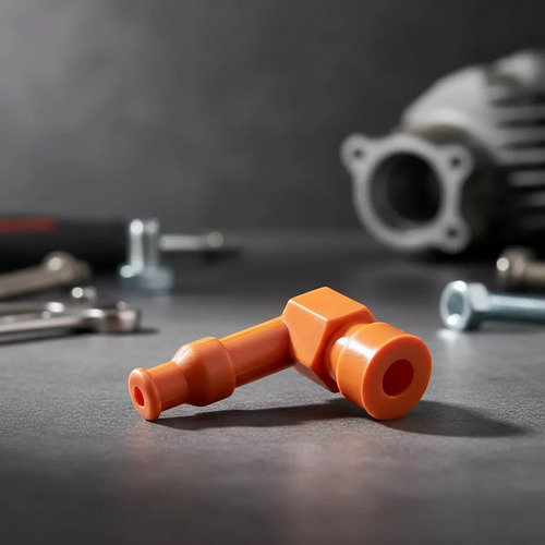 Capuchon De Bujia Naranja Para Moto- Gtm00732