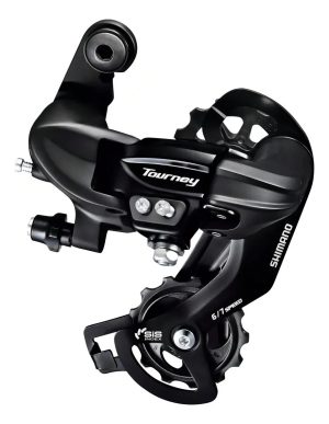 Cambio Trasero Shimano Tourney 6-7 Vels. P/bici. 300ty Negro Cambio Trasero De Bicicletas