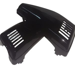 Juego De Tapas La.t P/moto Negro Baccio Classic S/calcos 551
