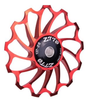 Rueda De Cambio Ztto 13 Dts. C/rul. Ceramico Roja - B13dts