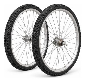 Jgo Ruedas Alum. Rod. 26 Mtb + Cubiertas Dhs Slick + Cámaras