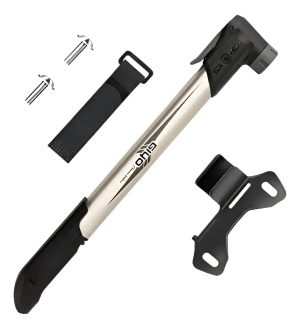 Mini Inflador Giyo Aluminio Av/fv C/soporte. 120 Psi Gp-44ca