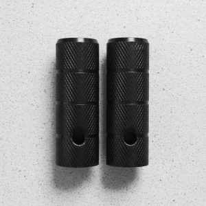 Par De Picadores Bici Bmx Negros Para Eje 9mm