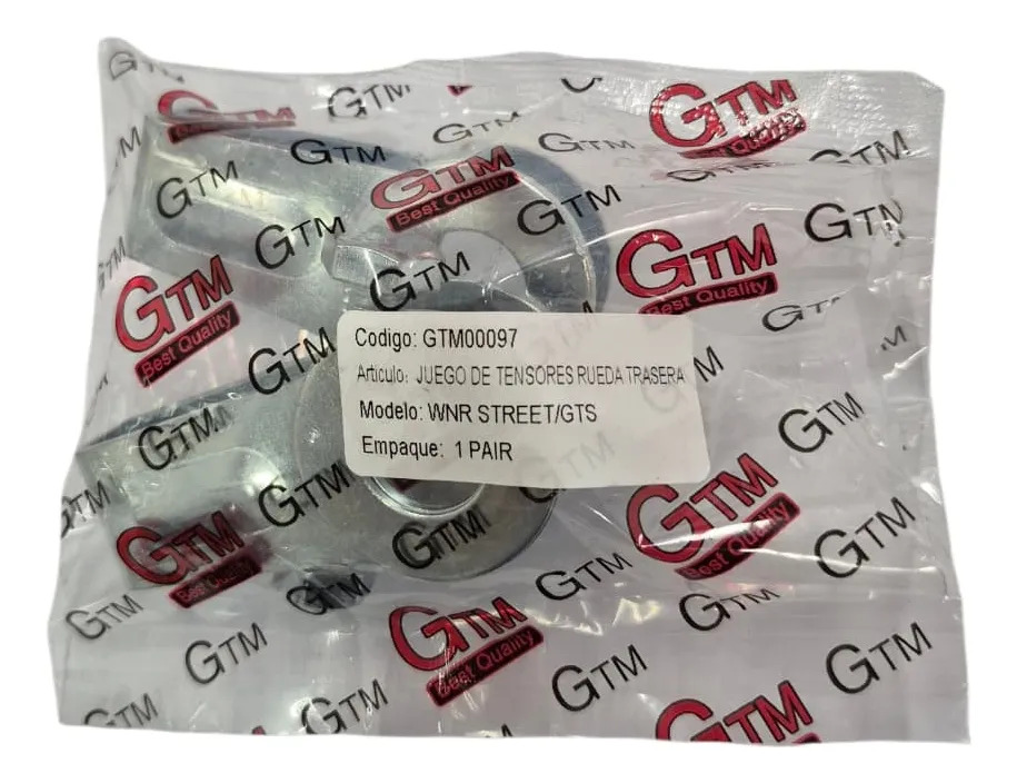 Jgo Tensores Rueda Tras. Moto Wnr Street/gts. Gtm00097c - Imagen 3