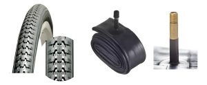 Combo Cubierta Y Camara P/bici 26 X 1 3/8 Valv Fina O Gruesa