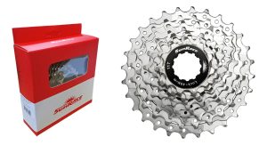 Cassette Sunrace R91 P/ Bici 9 Vel. 11-25 Dts. Plata