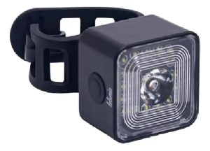 Luz Led Delantera Lelumia Square Eye Negra Recargable Resistente Ip66 Negro
