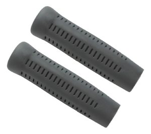 Par De Puños Bicicleta Mtb 123mm Negros. Made In Italy. 108
