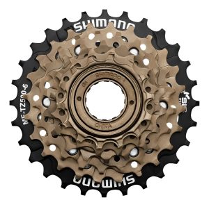 Piñon Shimano Mf-tz500-6 14/28 Dts, 6 Vel. Bici