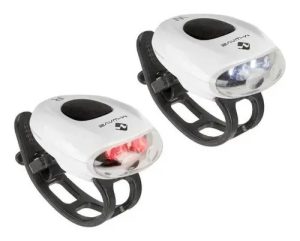 Juego De Luz Led P/bici Mwave Cobra Iii Rojo/blanco 221063