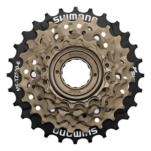 Piñon Shimano De Rosca / Atornillado 6 Velocidades 14-28t Dorado 28