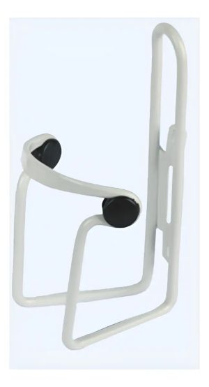 Porta Caramañola Aluminio Blanco P/bicicleta. 317-02