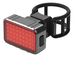 Luz Trasera Bicicleta Lelumia Multi Cob 50 Lumens Negro/rojo