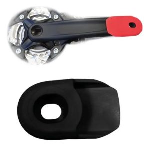 Par De Protectores Tkx P/punta Palancas En Goma Negro. Bici