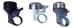 Timbre Mini Para Bicicleta. Negro, Gris O Blanco