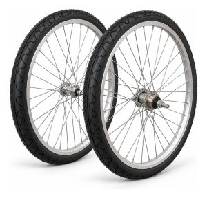 Jgo. Ruedas Alum. Rod. 26 Mtb + Cubiertas Dhs Lisa + Camaras