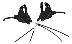 Jgo Shifter Yamada 3x7 Con Palancas Cables Y Forros. Bici