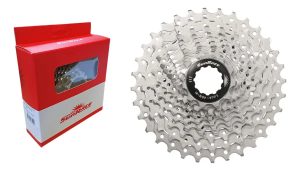Cassette Sunrace Rs3 P/ Bici 11 Vel. 11-25 Dts. Plata Cantidad Máxima De Dientes 25 Color Plateado