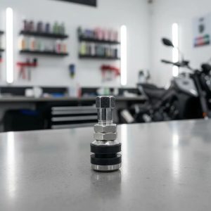 Válvula Recta Metal Tubeless Moto Tr416a