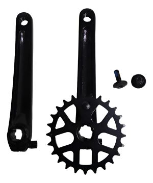 Plato Y Palancas Bmx 25 Dts Sin Eje