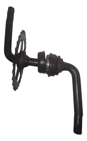 Engranaje Fauber Completo 43 Mm X 100 Largo 24 Dts. Bici