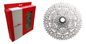Cassette Sunrace M983 P/ Bici 9 Vel. 11-46 Dts. Plata